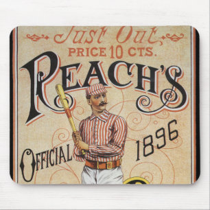 Vintage sport honkbal, Reach's gids omslagillustra Muismat