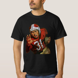 Vintage sport voetballer running back nummer 31 t-shirt