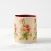 Vintage Spring Bouquet Mok (Midden)