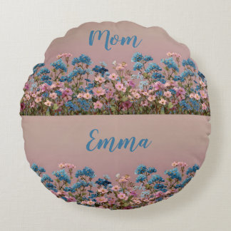 Vintage Spring Floral Garden for Mom Rond Kussen