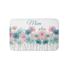 Vintage Spring Flowers for Mom Badmat