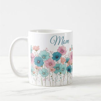 Vintage Spring Flowers for Mom Koffiemok