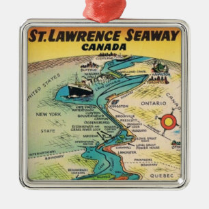 Vintage St. Lawrencezeeweg Ornament