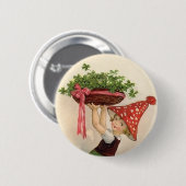 Vintage St. Patrick's Day Button (Voorkant /achterkant)