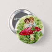 Vintage St. Patrick's Day Button (Voorkant /achterkant)
