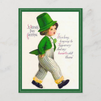 Vintage St. Patrick's Day Greeting Briefkaart