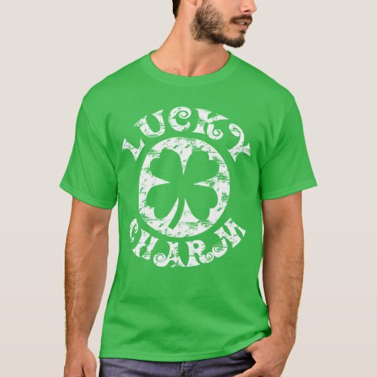 Vintage St. Patrick's Day Lucky Charm Sweat - shir (Devant)