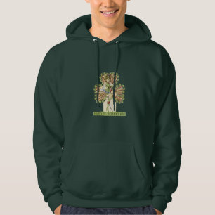 Vintage St. Patrick's Day pin-up meisje Hoodie