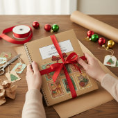 Vintage Stamps Christmas Cats Retro Holiday Cat 