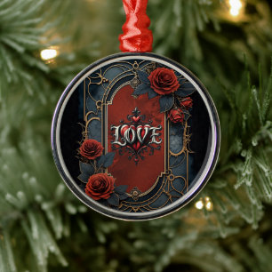 Vintage steampunk elegantie klokwerk Rozen van de Metalen Ornament