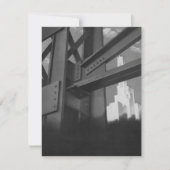 Vintage Steel Construction Skyscraper Invitation (Devant)
