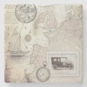 Vintage Stenen Onderzetter (Voorkant)