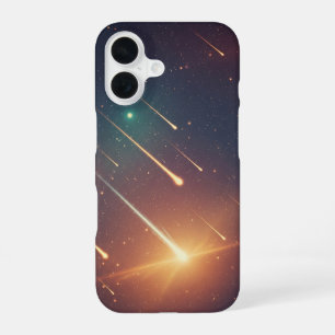 Vintage Sterrenregen (Vintage Sterrenstroom) iPhone 16 Hoesje
