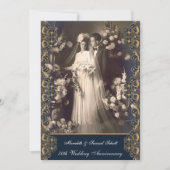 Vintage stijl 50ste huwelijksjubileum kaart (Voorkant)