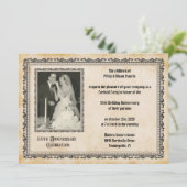 Vintage stijl 50ste verjaardag feest kaart (Staand voorkant)