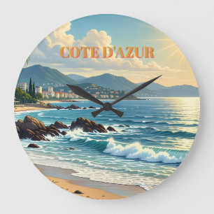 Vintage Stijl Cote D'Azur Franse Reis Grote Klok