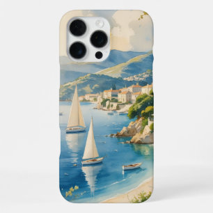 Vintage Stijl Cote D'Azur Franse Reizen  iPhone 16 Pro Max Hoesje