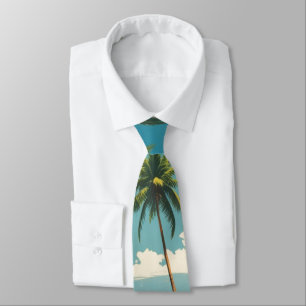 Vintage stijl Hawaiaanse reis Aloha uit Hawaï Stropdas