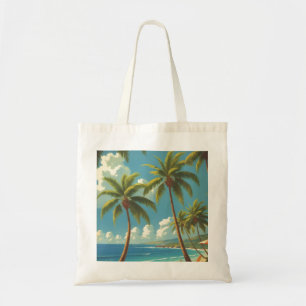 Vintage stijl Hawaiaanse reis Aloha uit Hawaï Tote Bag