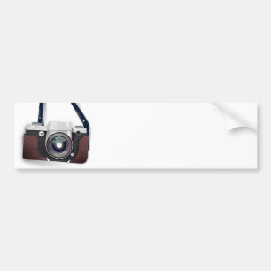 Vintage stijl vintage camera bumpersticker