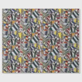 Vintage stille Natuur Morte Cadeaupapier (Vlak)