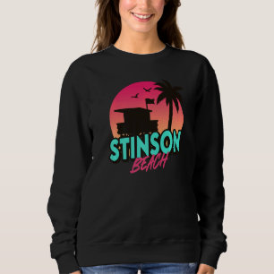 Vintage Stinson Beach California Palm Trees Ca Ret Trui