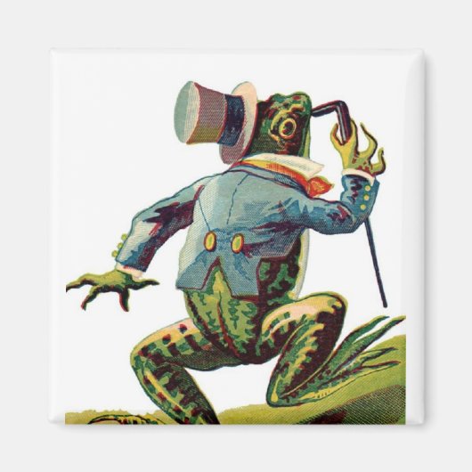 Vintage Storbook Dancing Frog Magnet (Devant)