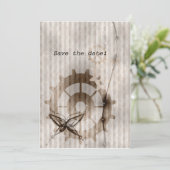 Vintage Striped Steampunk Sweet 16 invitation (Debout devant)