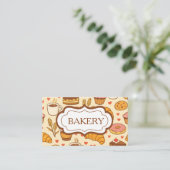 Vintage Style Bakery Visitekaartje (Staand voorkant)