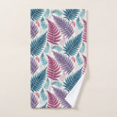 Vintage-style botanical fern leaves (Serviette à main)