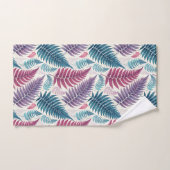 Vintage-style botanical fern leaves (Serviette à main)