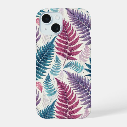 Vintage-style botanical fern leaves (Verso)