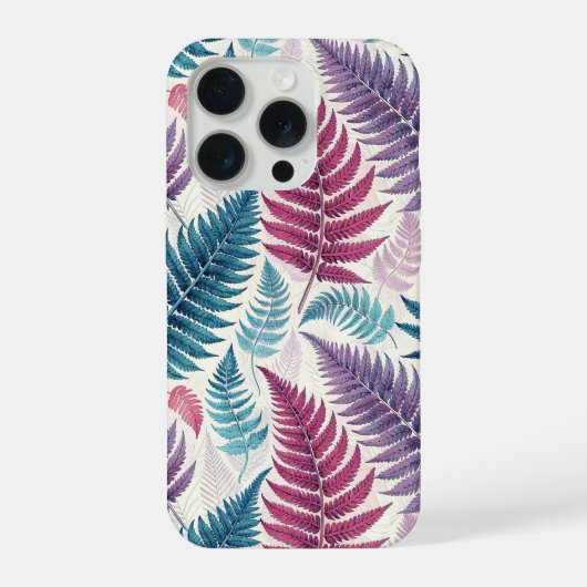 Vintage-style botanical fern leaves (Verso)