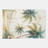 Vintage Style Hawaiian Travel Honolulu Theedoek (Horizontaal)