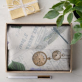 Vintage Style. Hydrangea. Tissuepapier (Geschenk)