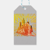 Vintage Style Progress Cadeaulabel (Voorkant)