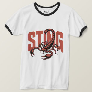 Vintage Style Schorpioen "STING" Grafisch T-shirt