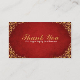 Vintage Style Thank You Cards – Elegant Mini Notes Visitekaartje
