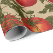 Vintage Style Tomatoes Cadeaupapier (Rol Hoek)