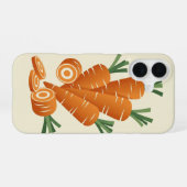 Vintage Stylized Carrots iPhone 16 Hoesje (Achterkant horizontaal)
