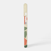 Vintage Stylized Hibiscus iPhone 16 Hoesje (Linkerkant)