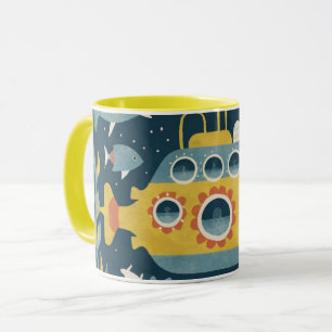 vintage submarine mug