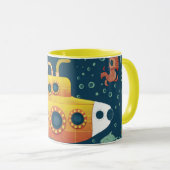 vintage submarine mug (Devant droit)