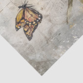 Vintage Sunflower Letter Ephemera Decoupage Tissuepapier (Detail)