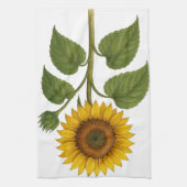 Vintage Sunflower Theedoek (Verticaal)