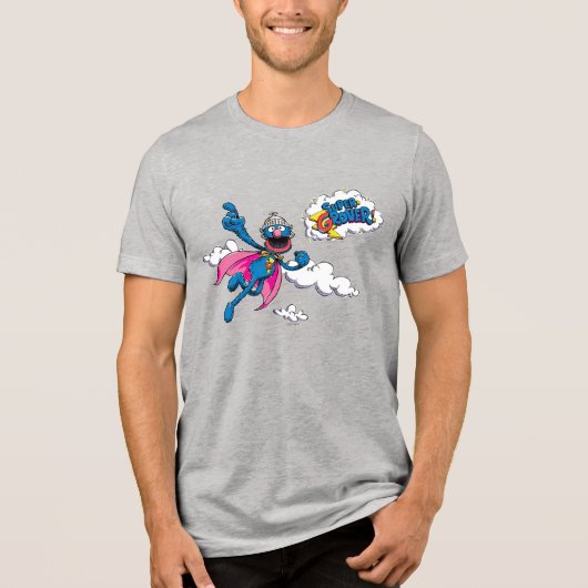 Vintage Super Grover Tri-Blend Shirt (Voorkant)