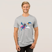 Vintage Super Grover Tri-Blend Shirt (Voorkant volledig)