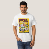 Vintage Super Hero Comic T-shirt (Voorkant volledig)