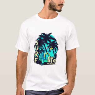 Vintage Surf Crew Tropische Vibe Grafische T-Shirt
