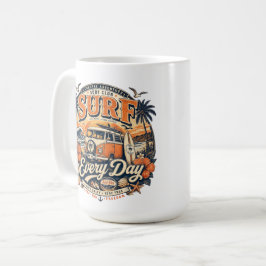 Vintage Surf Dagelijkse Koffiemok